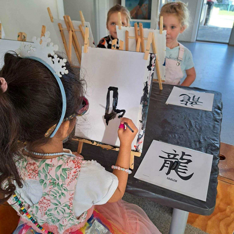 Busy Bees Frimley Chinese new year celebration activity