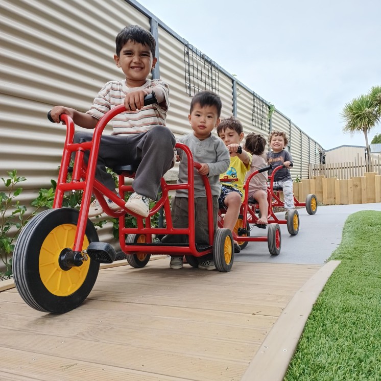 Busy Bees Grandview Road outdoor new upgraded bike track for toddlers and preschoolers