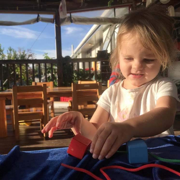 Building blocks at Busy Bees Kerikeri Nursery 