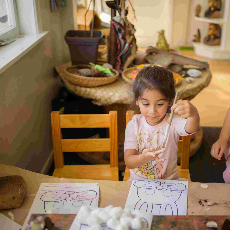 Busy Bees Mangakakahi Painting easter bunny's for easter