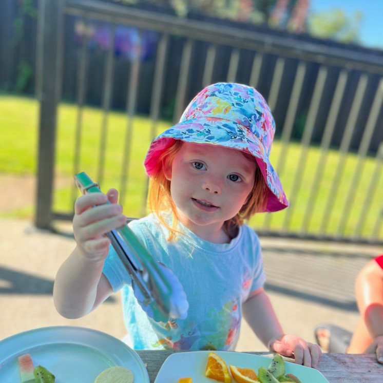 Nourishing fresh food at Busy Bees Morrinsville
