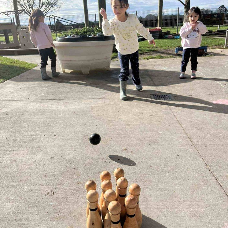 Busy Bees Napier Road physical movement and games in the sun