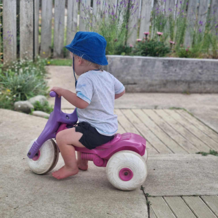 Busy Bees Pahiatua toddler outdoor play