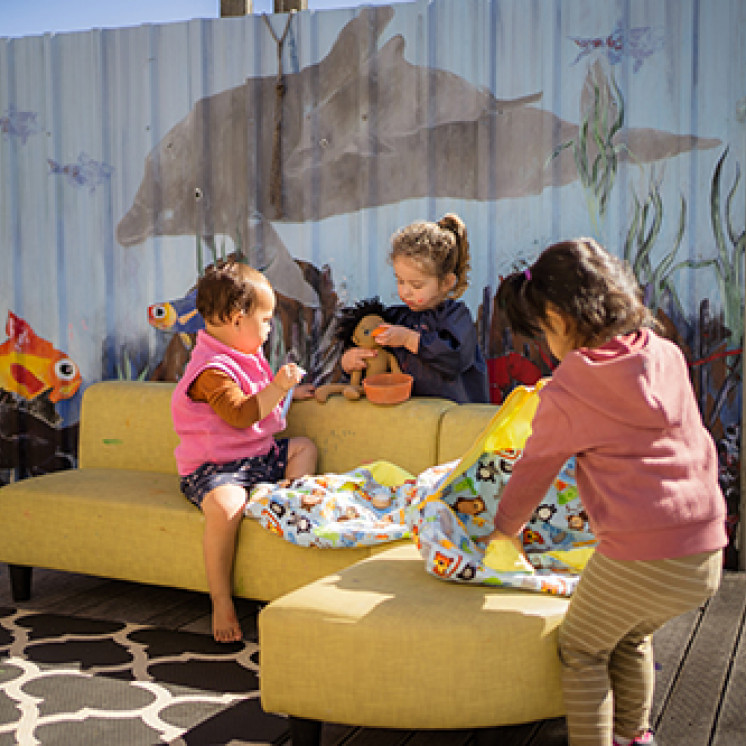 Outdoor Play at Busy Bees Whakatau Street