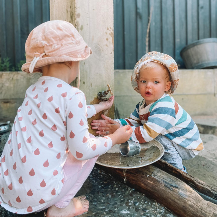Waterplay in preschool at Little Coasties by Busy Bees 