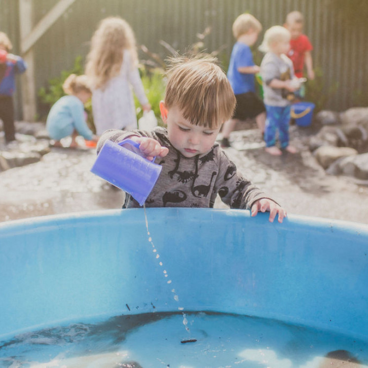Water play/ fun at Silverstream Early Learning by Busy bees